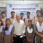 Students participating in a classroom activity at Saraswat Higher Secondary School, Godbhaga, Sambalpur.